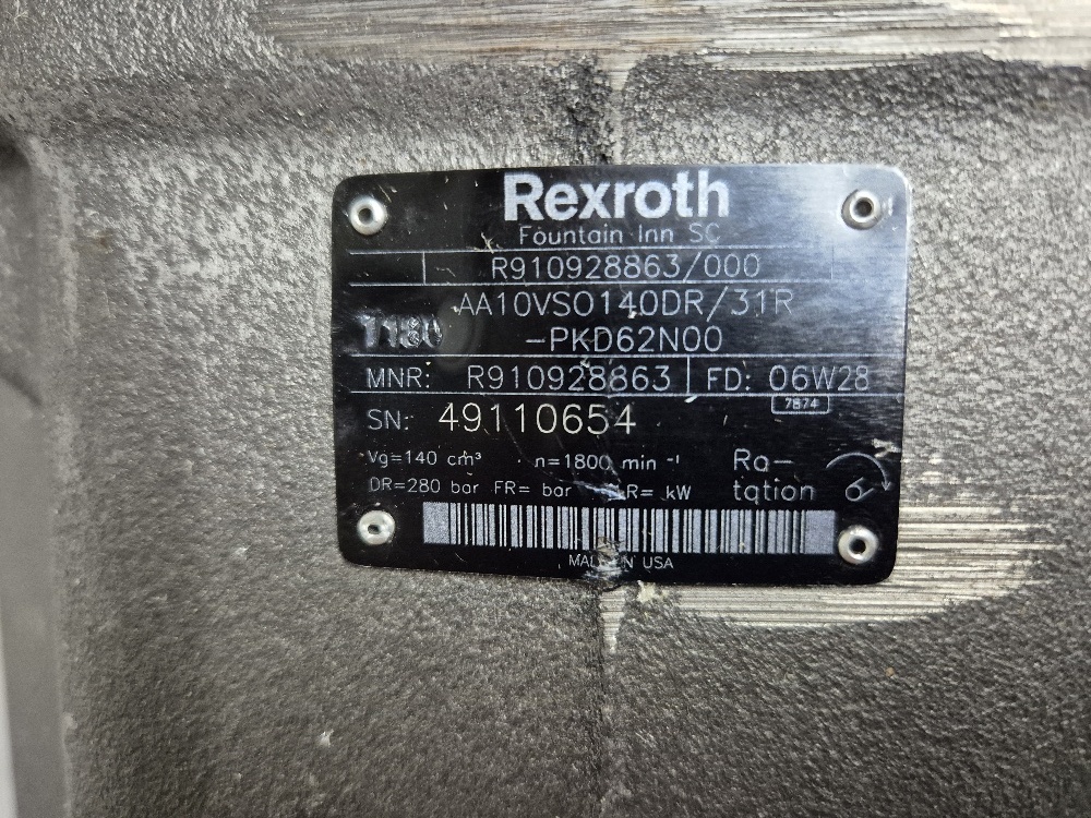 AA10VSO140DR/31R-PKD62N00 plunjerpomp Rexroth