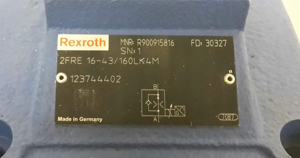 2FRE 16-4X/160LK4M Flowcontrol proportionaal ventiel Rexroth (kopie)