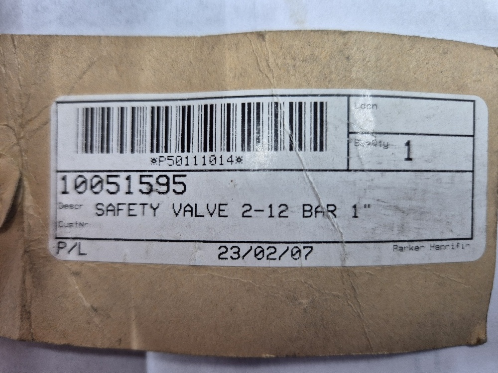618 T-1 Overstortventiel 2-12bar 1" Goetze / Parker