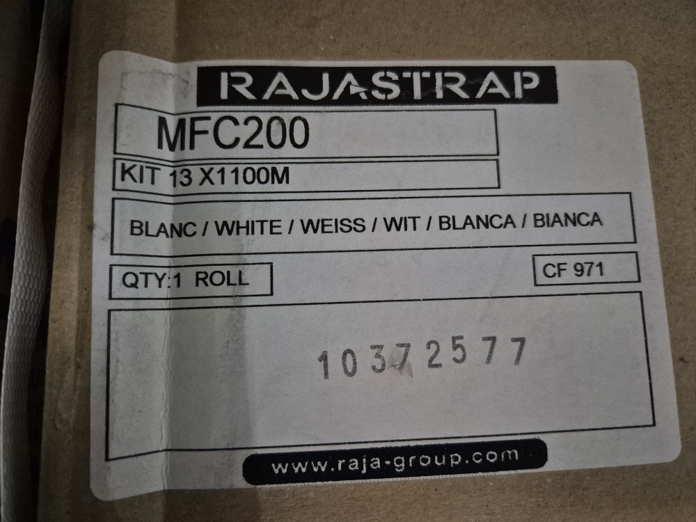 MFC200 13x1100M Textielband Rajastrap