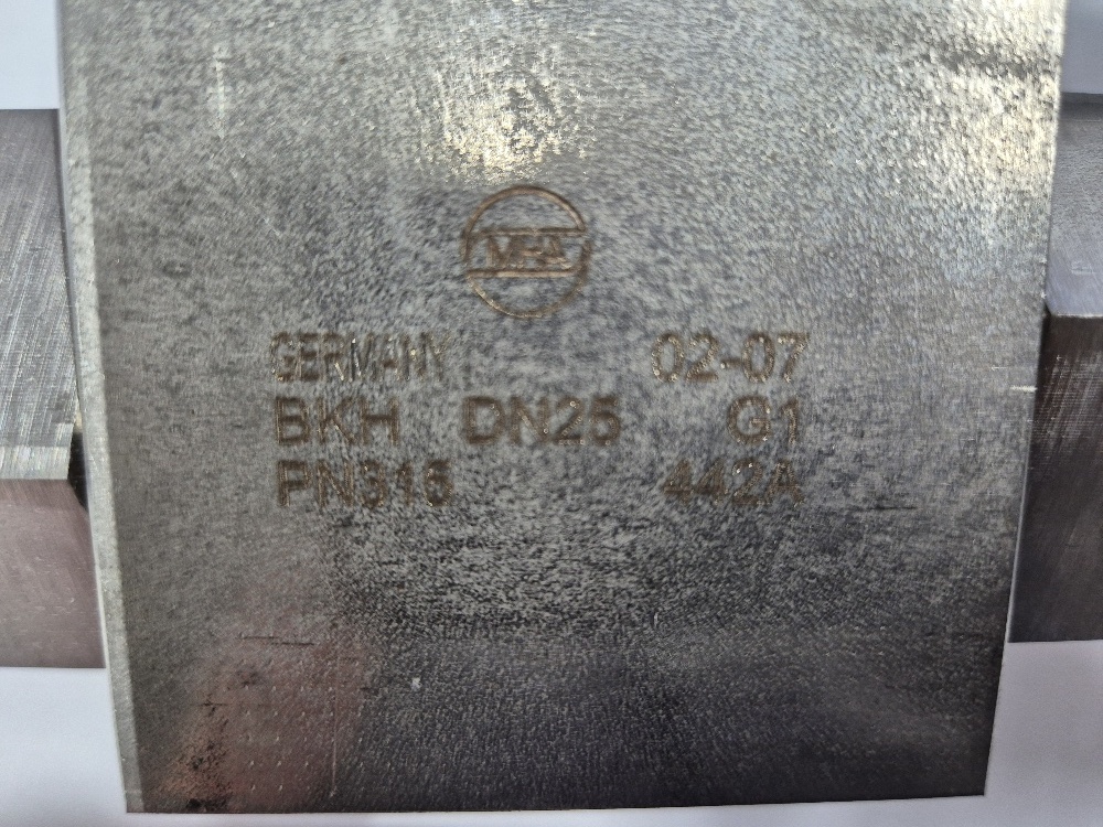 BKH 1" DN25 RVS Kogelkraan MHA