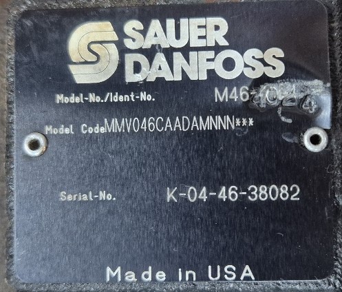 MMV-046-C-A-A-D-A-M-NNN plunjermotor Sauer-Danfoss