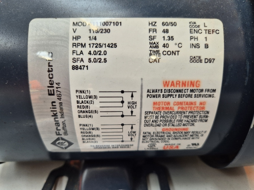 4111007101 Pompset Franklin Electric