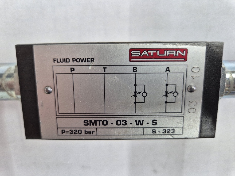 SMTO-03-W-S NG6 Smoor/terugslagklep in A+B tussenplaat Saturn Used