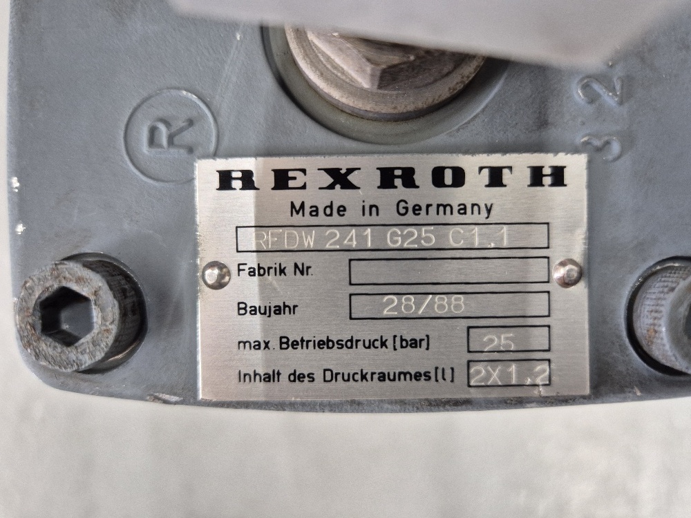 RFDW 241 G 25 C 1.1 dubbel Retourfilter Rexroth / Hydac
