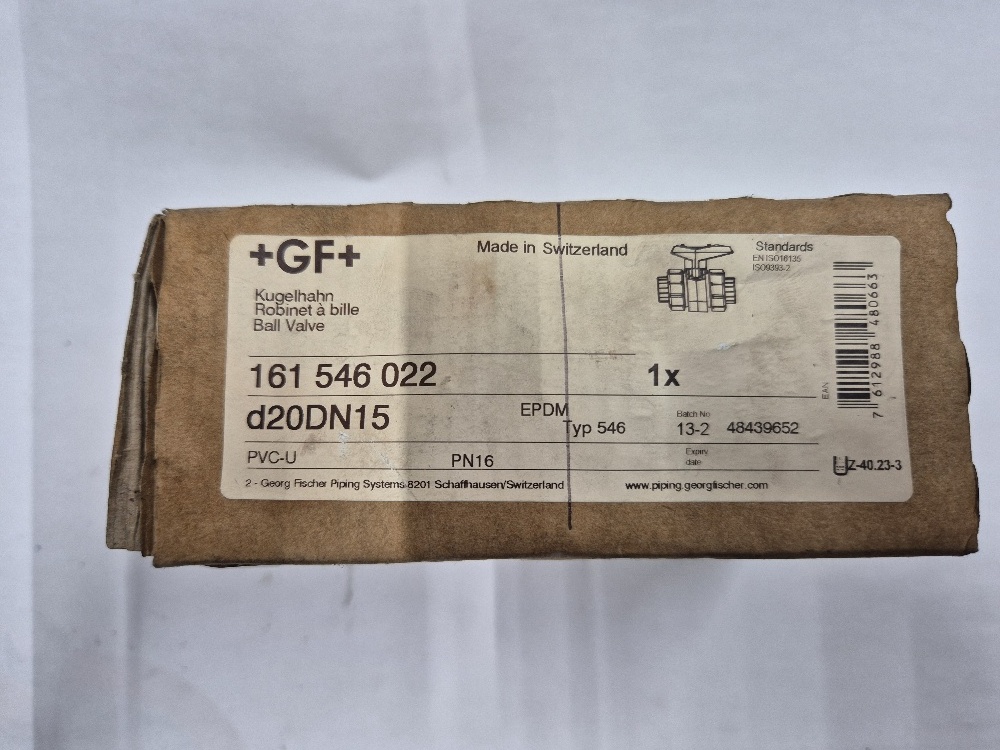 546 DN10-15  PVC-U EPDM Kogelkraan Georg Fischer
