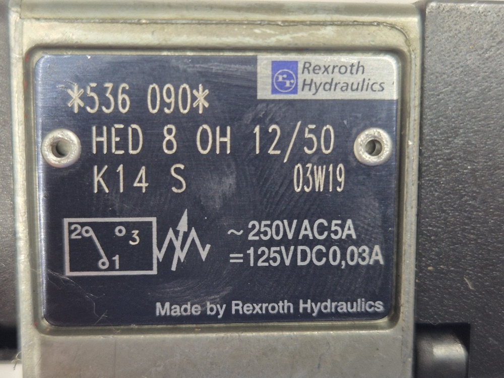 HED 8 OH-12/50K14S Drukschakelaar 0-50 Rexroth