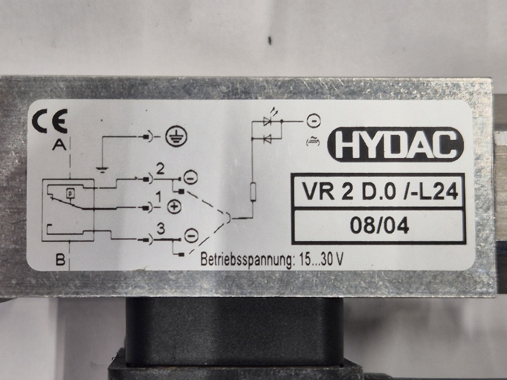 VR 2 D.1 /-L24 Vuil indicator Hydac