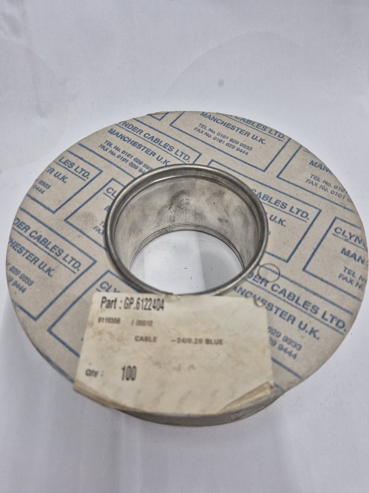 GP.6122404 0,75mm² Rol 100mtr Kabel CLYNDER CABLES LTD