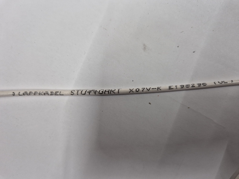 X07V-K 0,5mm² wit Rol 100mtr Kabel LAPP KABEL