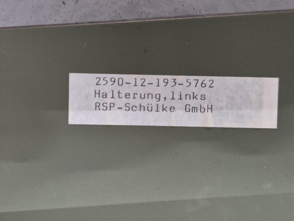 2590-12-193-5762 Geweersteun links RSP-Schülke GmbH