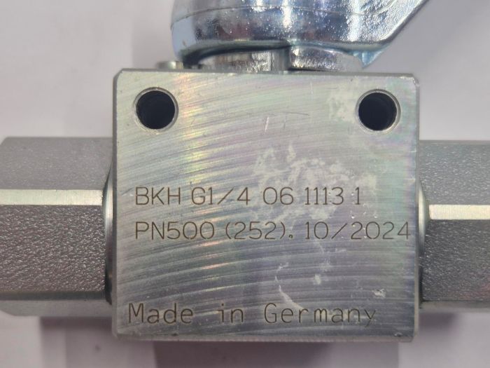 BKH G1/4 06-1113-1 Kogelkraan Pister