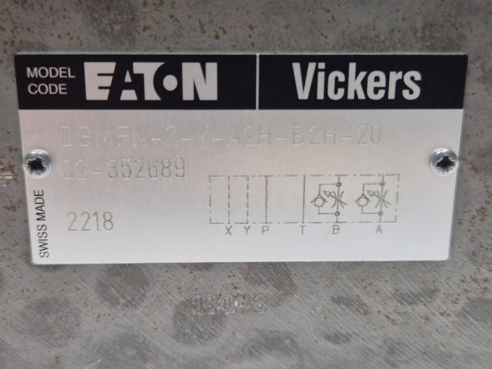 DGMFN-7-Y-A2H-B2H-20 NG16 Sandwich smoor/terugslag A+B Vickers