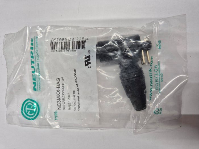 NC3MXX-BAG XLR Stekker Neutrik