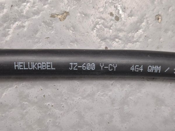 JZ-600 Y-CY 4 G 4mm² Kabel HeluKabel