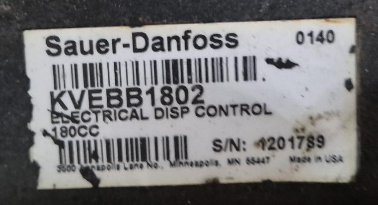 90R180 KA5BC80 T3C8 J03 NNN 323224 plunjerpomp Sauer-Danfoss Used