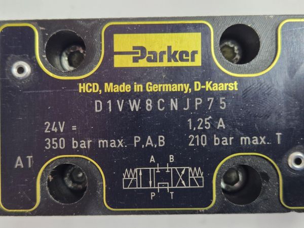 D1VW8CNJP75 4/3 24Vdc NG6 Ventiel Parker Used