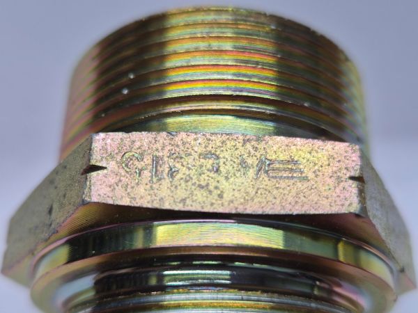 X-GE 30S M38x1,5 rechte inschroefkoppeling Aeroquip