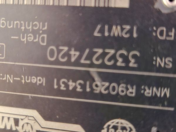 AL A10VO85DFR/52L-VWC12K07-S3698 plunjerpomp Rexroth