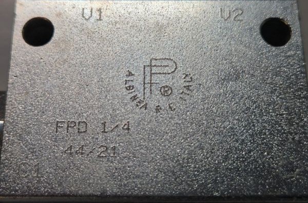 FPD 1/4 Dubbel gestuurde terugslagklep Fluid Press