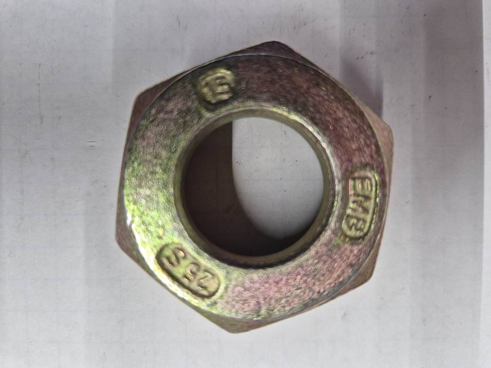 M 25S  Nut - 24° cone end 25S, galvanized steel