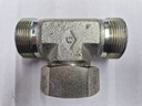 X-ET-O 30S Swivel nut branch tee - 30S DKO swivel x 30S cone end, body only, galvanized steel
