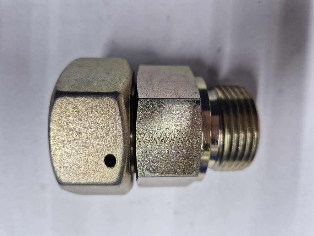 PS-O 25SR Swivel connector - 25S DKO swivel x 1 BSPP male thread with ED seal, galvanized steel