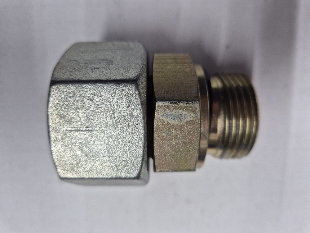 PSV 20SR 3/4"WD Swivel connector - 30S swivel x 1 BSPP male thread with ED seal, galvanized steel