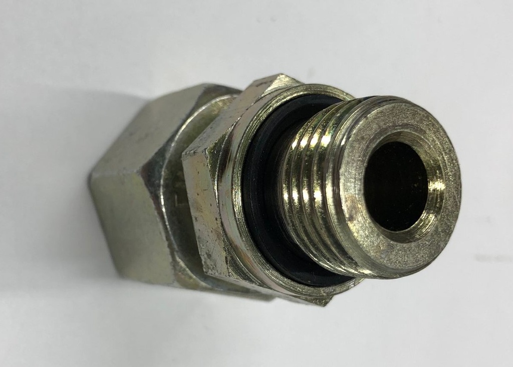 PSV 16SR 1/2"WD  Swivel connector - 16S swivel x 1/2 BSPP male thread with ED seal, galvanized steel