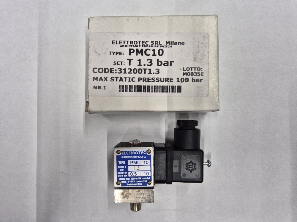 PMC 10-1.3bar Vervuilingsindicator electrisch Elettrotec