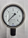 0-6bar Manometer Ø100mm OA 1/2" 212.20.100 Wika