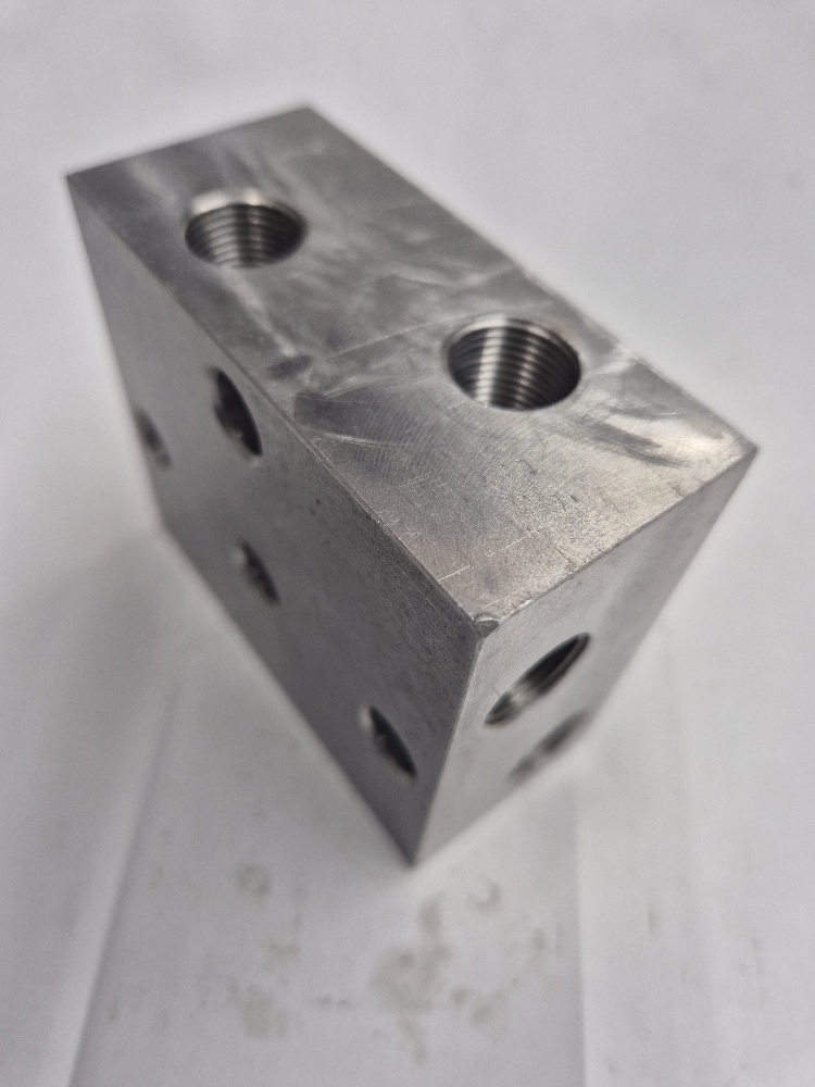 Verzamel Manifold 2x(3x3/8") Aluminium