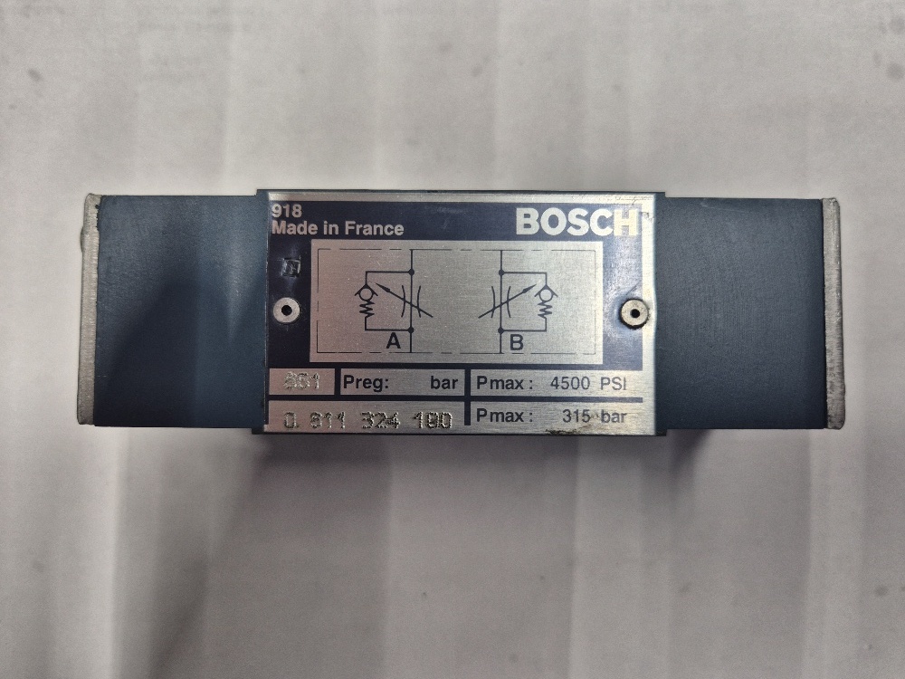 0 811 324 100 Cetop03 throttle/check valve in A+B Bosch