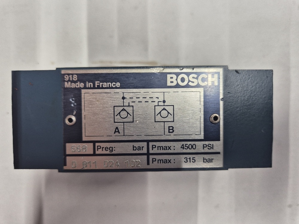 0 811 024 102 NG6 Cetop03 Sandwich checkvalve in A+B Bosch