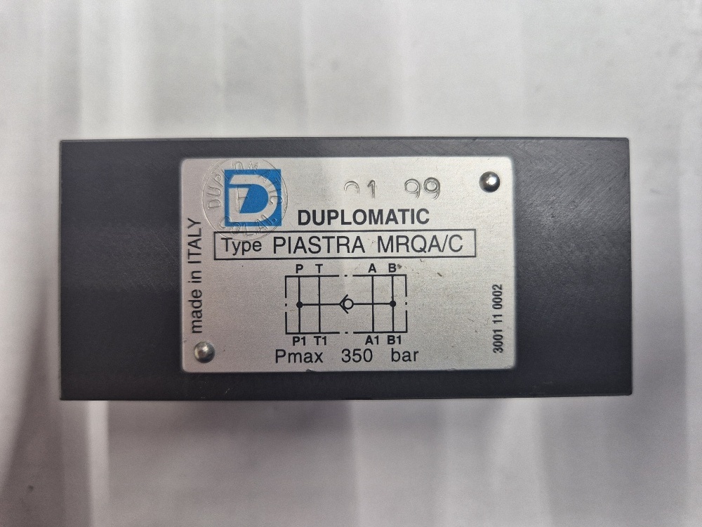 MRQA/C Cetop03 checkvalve P<o B Duplomatic