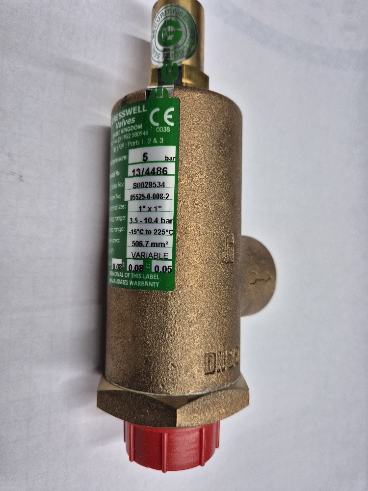 05525-0-008-2 Pressure Relief Valve 3,5-10,4bar 1" Gresswell