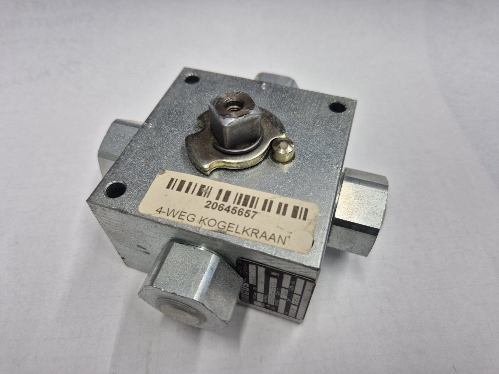 MW-4X 8 DN10 4-weg Kogelkraan Argus