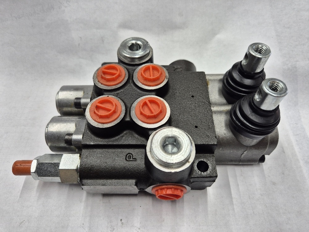 02P40-1-A1-A1-G-KZ-T 2-sectional valve lever control Hidros