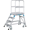 41972 Mobile access steps with platform Zarges