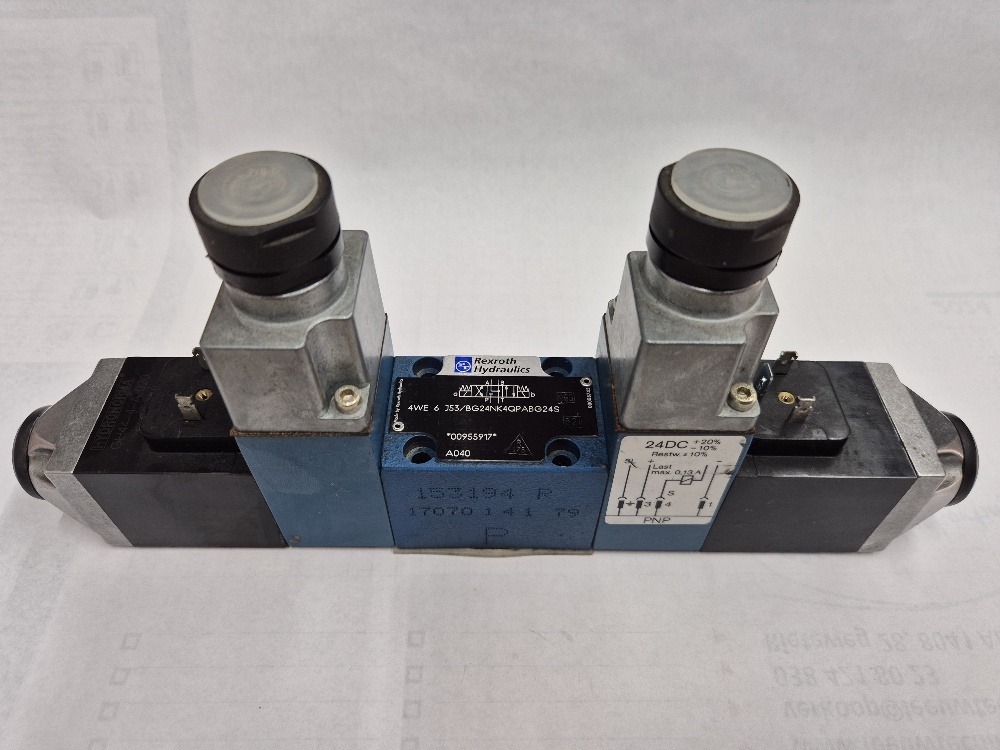 4WE 6 J53/BG24NK4QPABG24S 4/3 Cetop03 Valve Rexroth