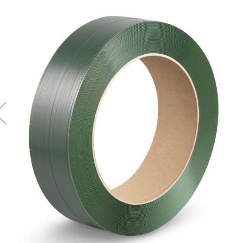 15-4M100 T 15mmx2000M Polyesterband Groen Tycoon Tension