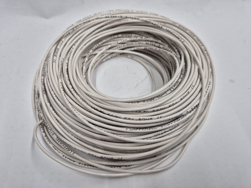 X07V-K 0,5mm² wit Rol 100mtr Kabel LAPP KABEL
