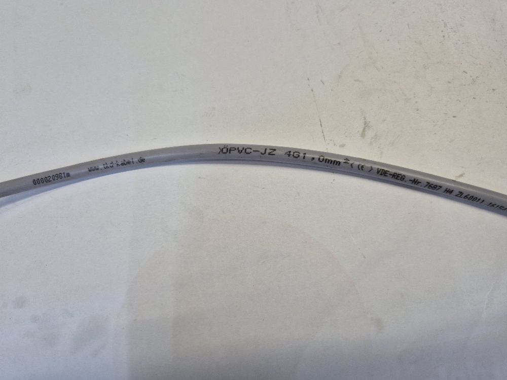 ÖPVC-JZ 4 G 1mm² Cable TKD-Kabel