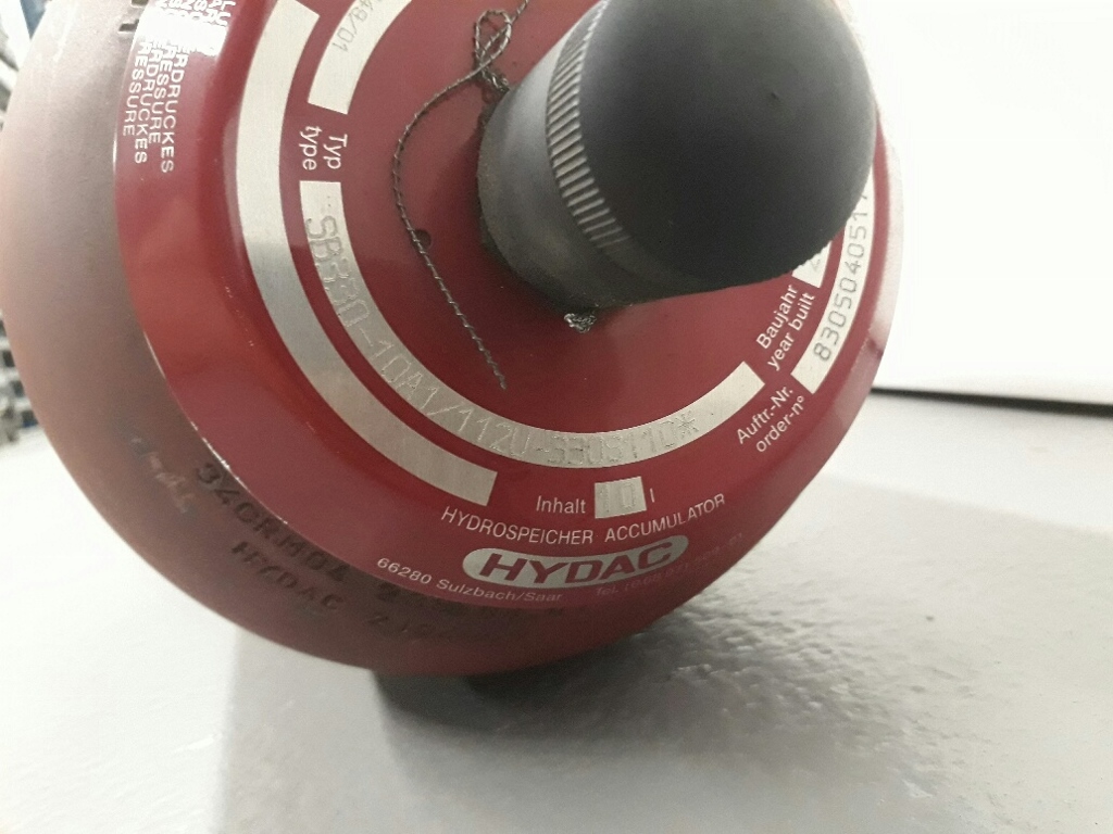 SB330-10A1/112U-330S110 Accumulator 10ltr Hydac