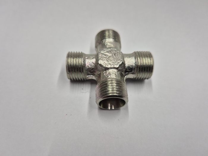 X-K 8LL Union cross - 8LL cone end, body only, galvanized steel