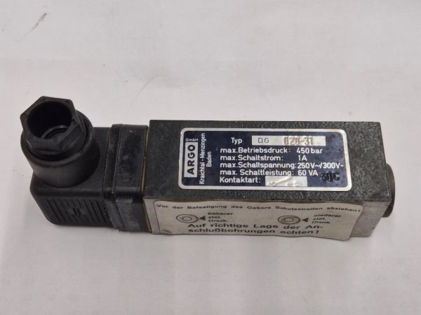 DG 020-31 Vervuilingsindicator electrisch 2 bar Argo