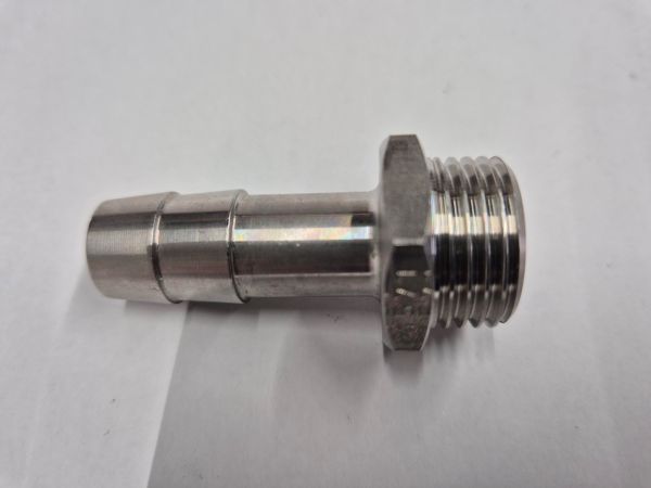 AGR 1/2"-14mm RVS Hose Coupling