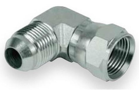 EWU 1.1/16" UNF M/F Instelbare Haakse koppeling