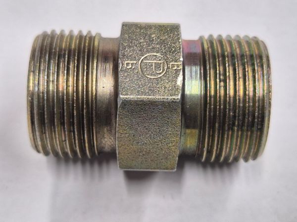 X-G 14S Straight Fitting only fitting body Steel, Plated
