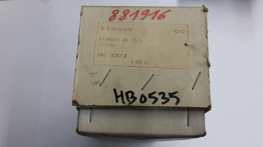 [500012] AK 15/3 Filterelement Ultrafilter